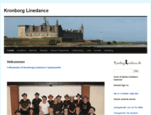 Tablet Screenshot of kronborglinedance.dk